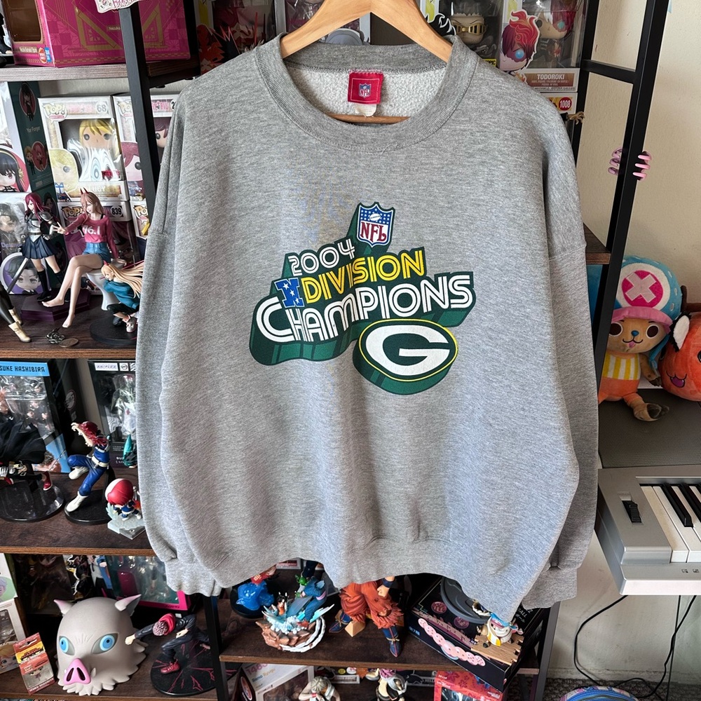 Vintage Green Bay Packers 2004 Division Champions NFL Sweatshirt Men’s 2XL